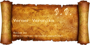 Verner Veronika névjegykártya
