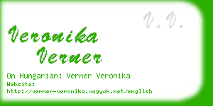 veronika verner business card